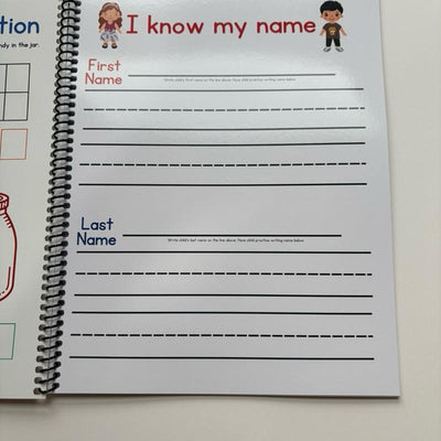 Kindergarten Readiness learning book