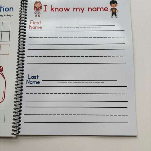 Kindergarten Readiness learning book